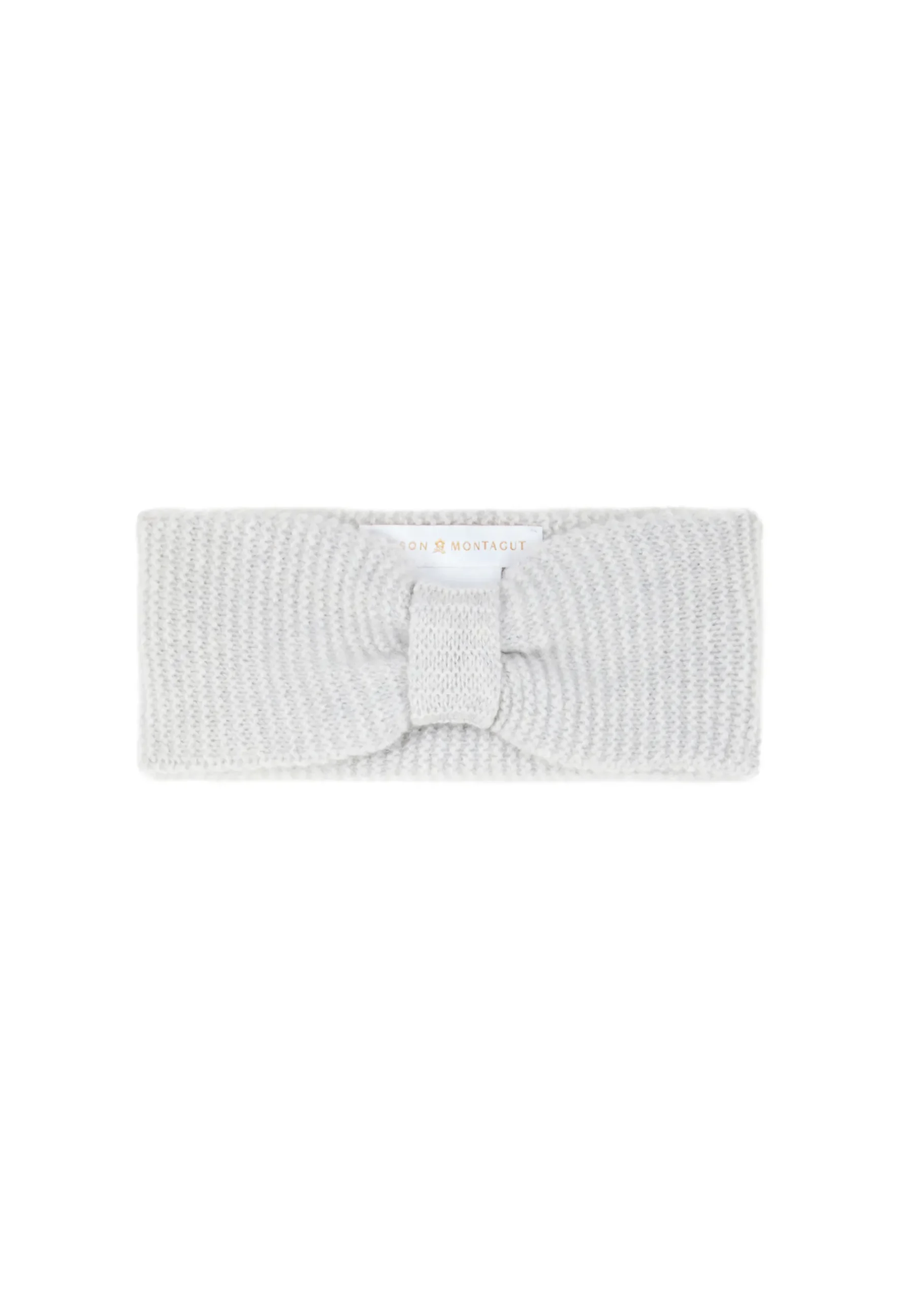 Montagut Accessoires-Bandeau en cachemire - Perline 11-Gris clair