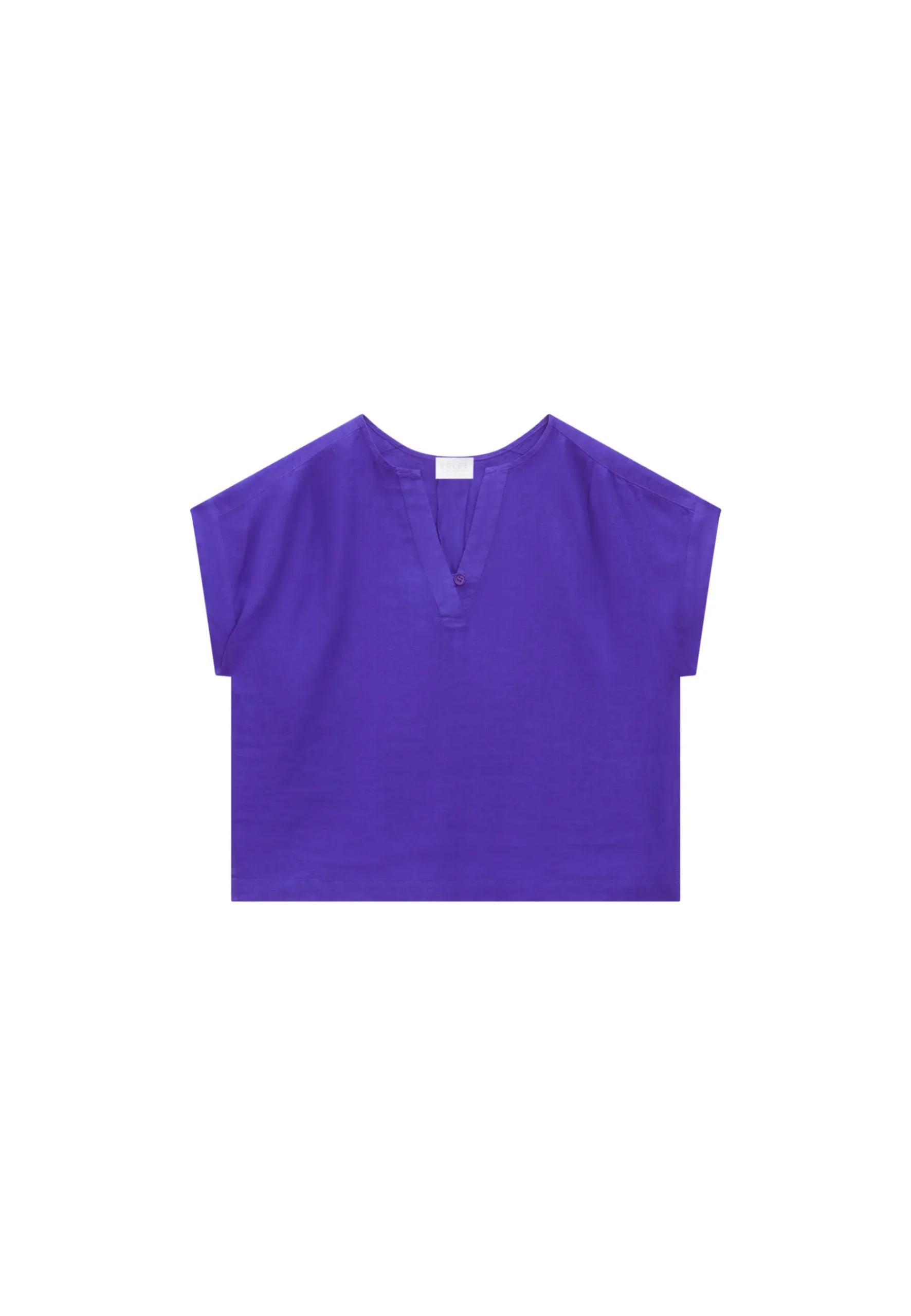 Montagut T-Shirts Et Débardeurs-Blouse en lin - Virginie 17-Violet