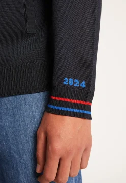 Montagut Vestes Et Cardigans-Blouson unisexe Fil Lumière - Alois 05-Bleu marine