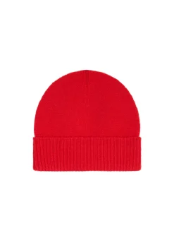 Montagut Accessoires-Bonnet unisexe en cachemire - Lolla 52-Rouge