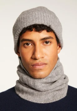 Montagut Accessoires-Bonnet unisexe en cachemire - Lolla 09-Gris moyen