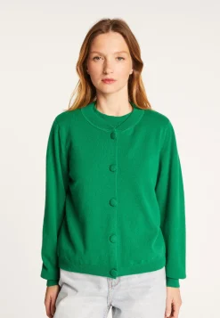 Montagut Vestes Et Cardigans-Cardigan boutonné en cachemire - Aura 22-Vert moyen