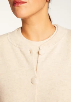 Montagut Vestes Et Cardigans-Cardigan boutonné en cachemire - Aura 13-Beige moyen