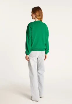 Montagut Vestes Et Cardigans-Cardigan boutonné en cachemire - Aura 22-Vert moyen