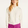 Montagut Vestes Et Cardigans-Cardigan en coton - Dana 82-Ecru