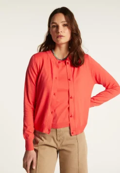 Montagut Vestes Et Cardigans-Cardigan en coton - Dana 25-Rose moyen
