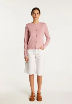 Montagut Vestes Et Cardigans-Cardigan en coton - Dana 24-Rose clair