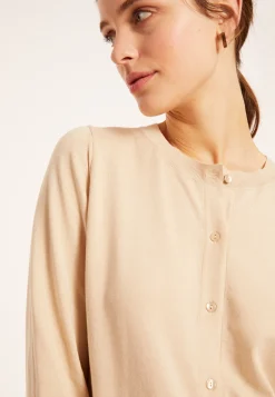 Montagut Vestes Et Cardigans-Cardigan en coton - Manel 12-Beige clair