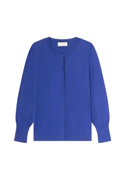 Montagut Vestes Et Cardigans-Cardigan en coton - Manel 03-Bleu foncé
