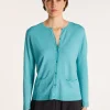 Montagut Vestes Et Cardigans-Cardigan en laine et viscose - Athènes 04-Bleu clair