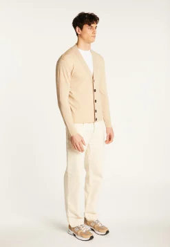 Montagut Vestes Et Cardigans-Cardigan en laine mérinos - Eugéne 12-Beige clair