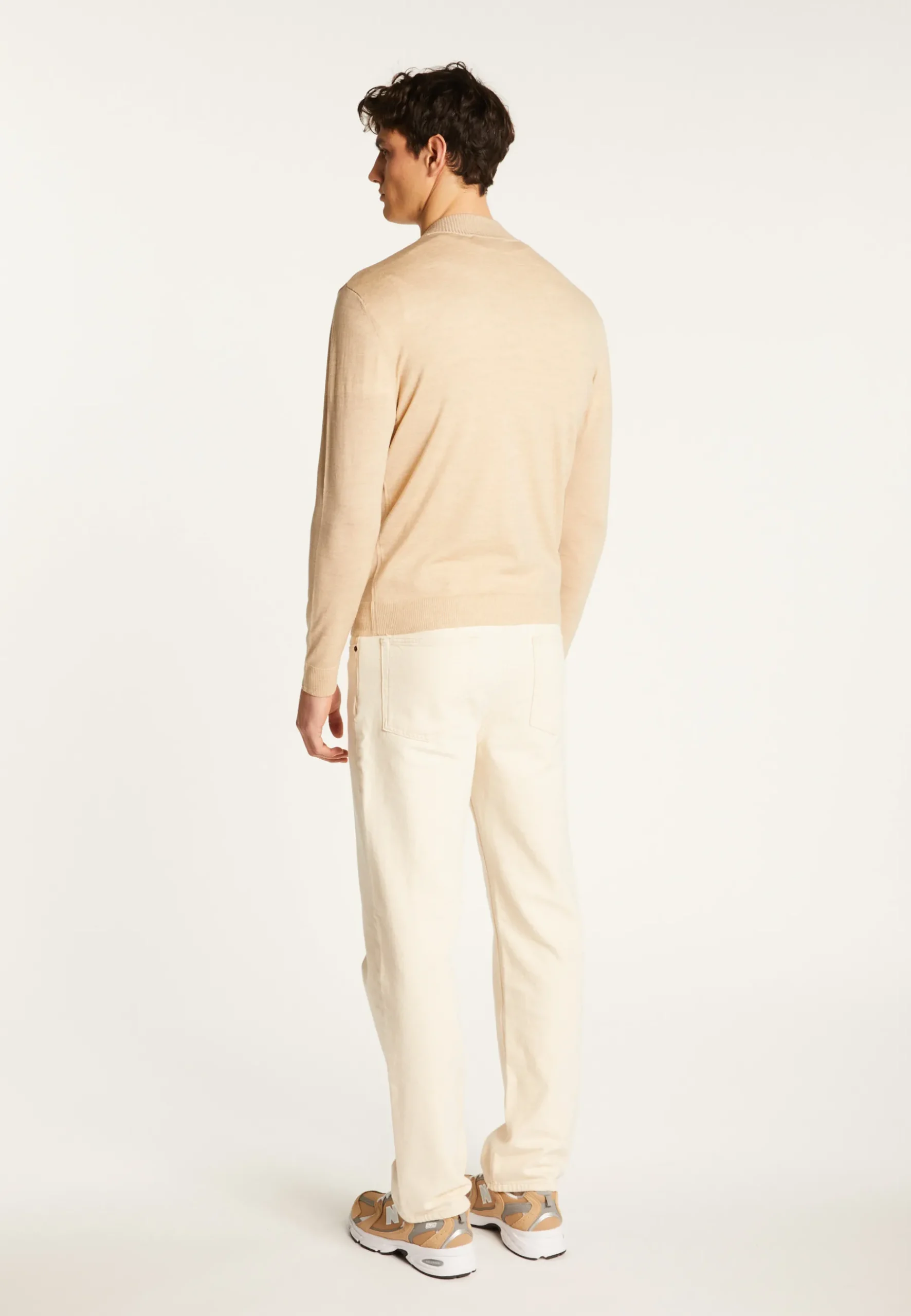Montagut Vestes Et Cardigans-Cardigan en laine mérinos - Eugéne 12-Beige clair