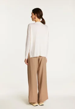 Montagut Vestes Et Cardigans-Cardigan en laine mérinos - Ariella 82-Ecru
