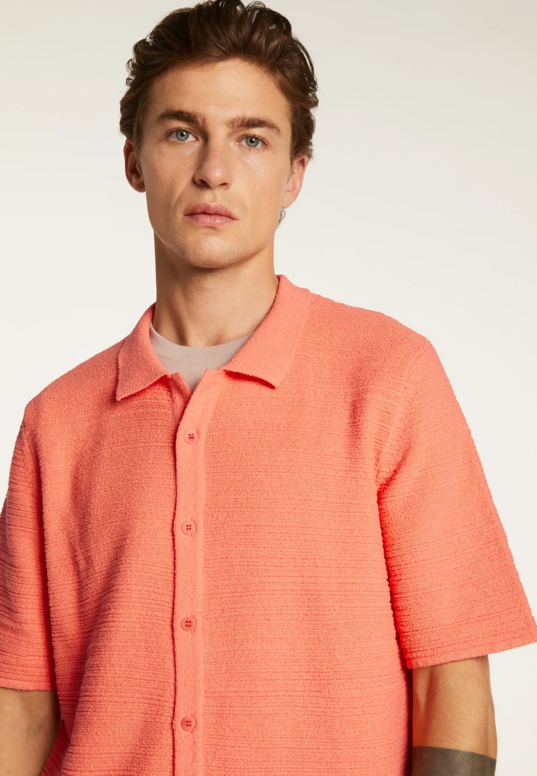 Montagut Chemises-Chemise en coton - Marin 24-Rose clair