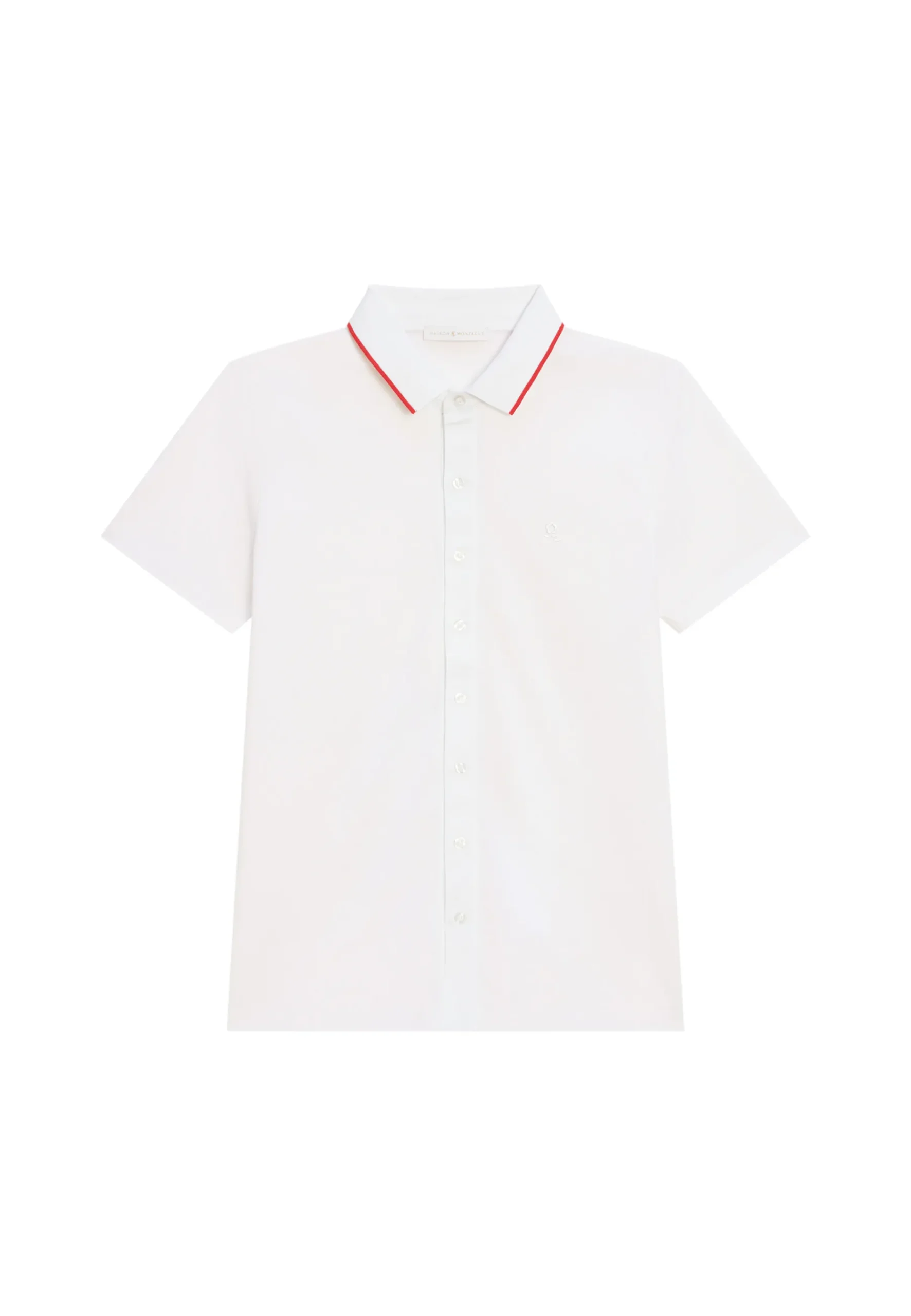 Montagut Chemises-Chemise en coton jersey - Baccara 02-Blanc