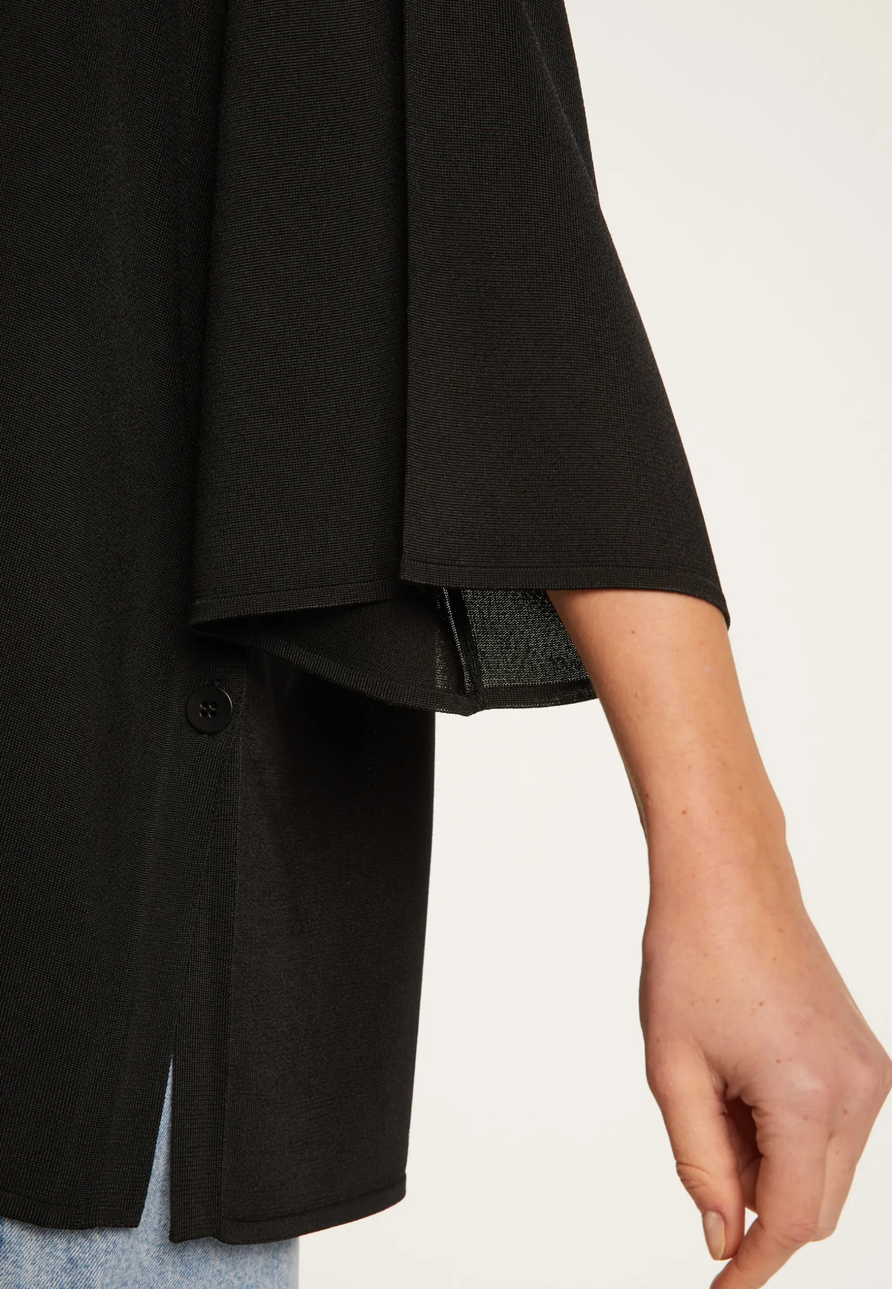Montagut Chemisiers Et Polos-Chemise en fil lumière - Doria 01-Noir