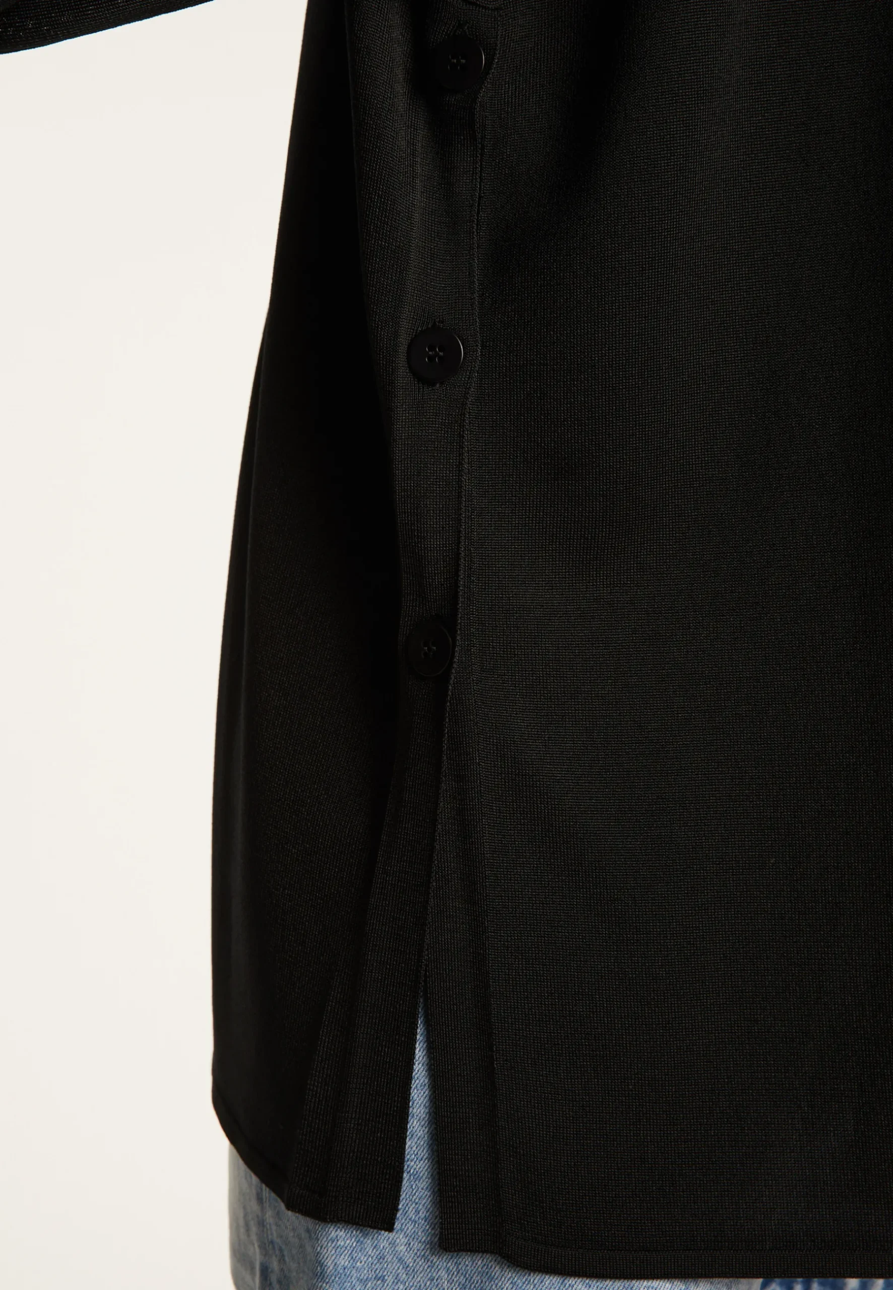 Montagut Chemisiers Et Polos-Chemise en fil lumière - Doria 01-Noir