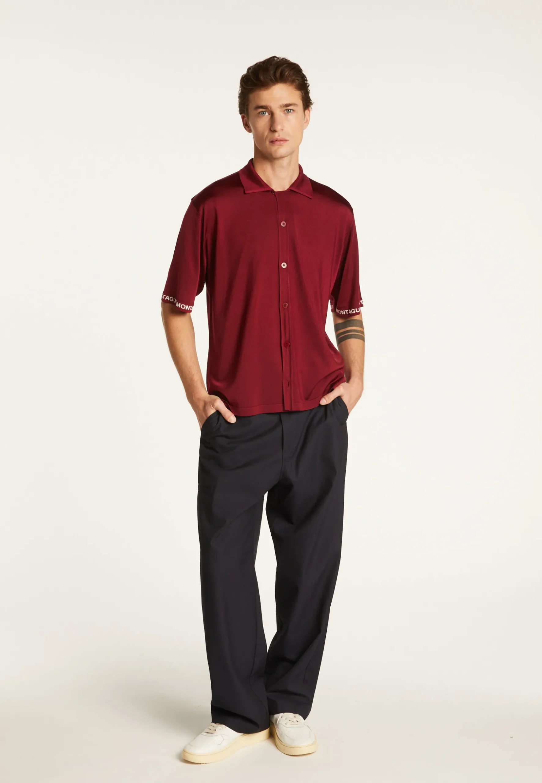 Montagut Le Fil Lumière®-Chemise en fil lumière - Maxence 51-Bordeaux