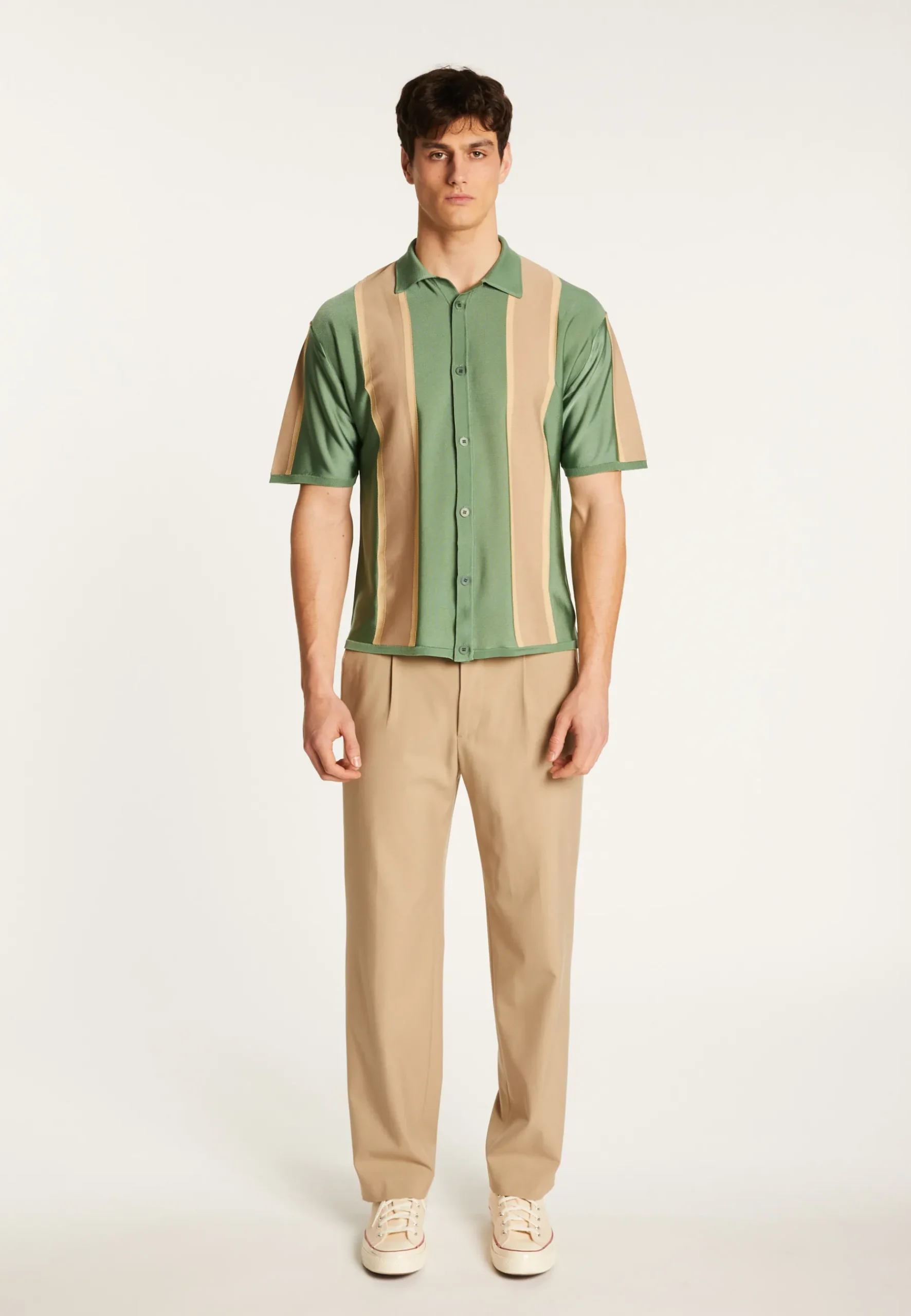 Montagut Le Fil Lumière®-Chemise en fil lumière - Massimo 83-Kaki