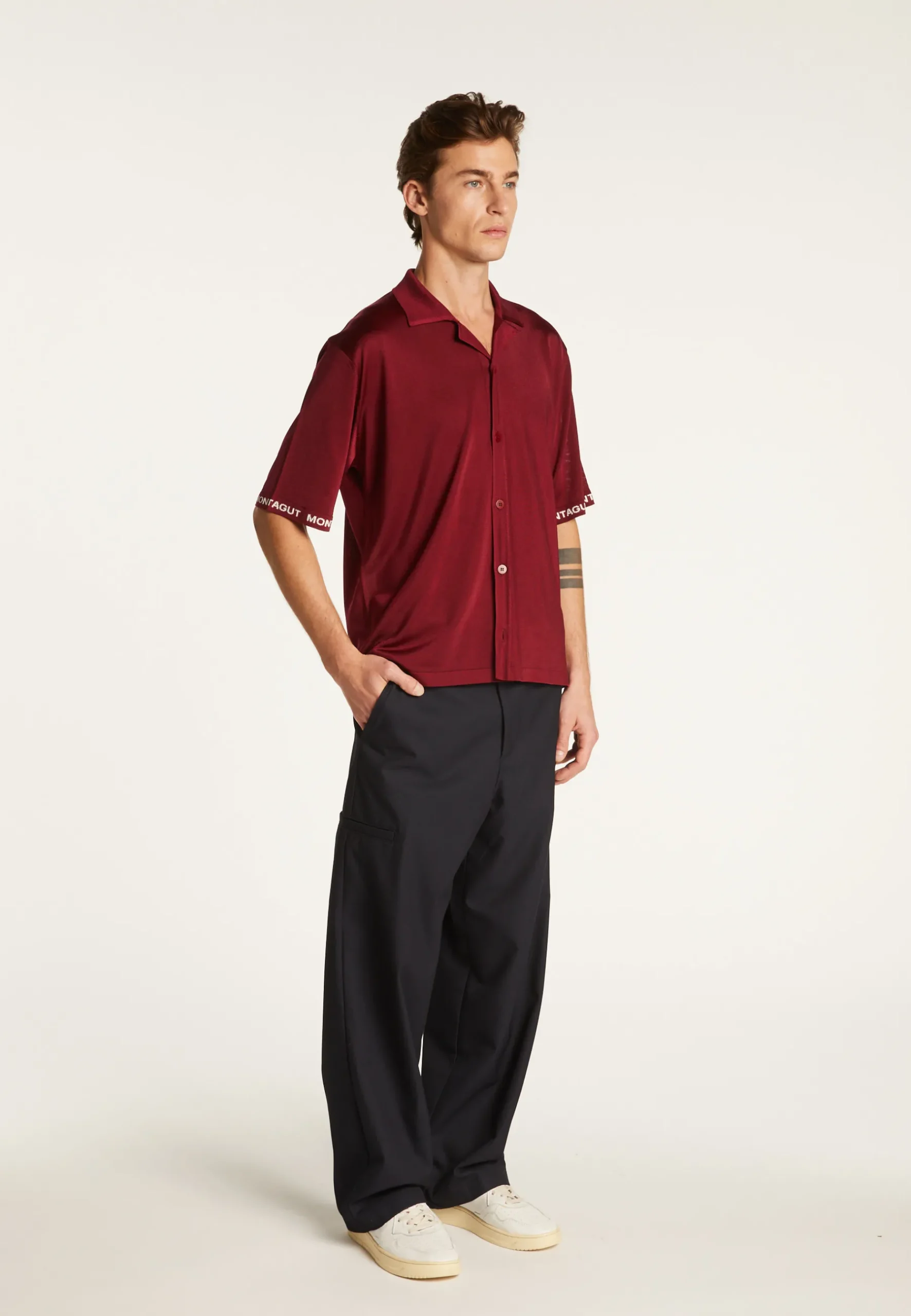 Montagut Le Fil Lumière®-Chemise en fil lumière - Maxence 51-Bordeaux