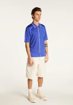 Montagut Le Fil Lumière®-Chemise en fil lumière - Mezzo 48-Bleu roi
