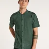 Montagut Le Fil Lumière®-Chemise en Fil Lumière à motifs - Ivyck 21-Vert foncé