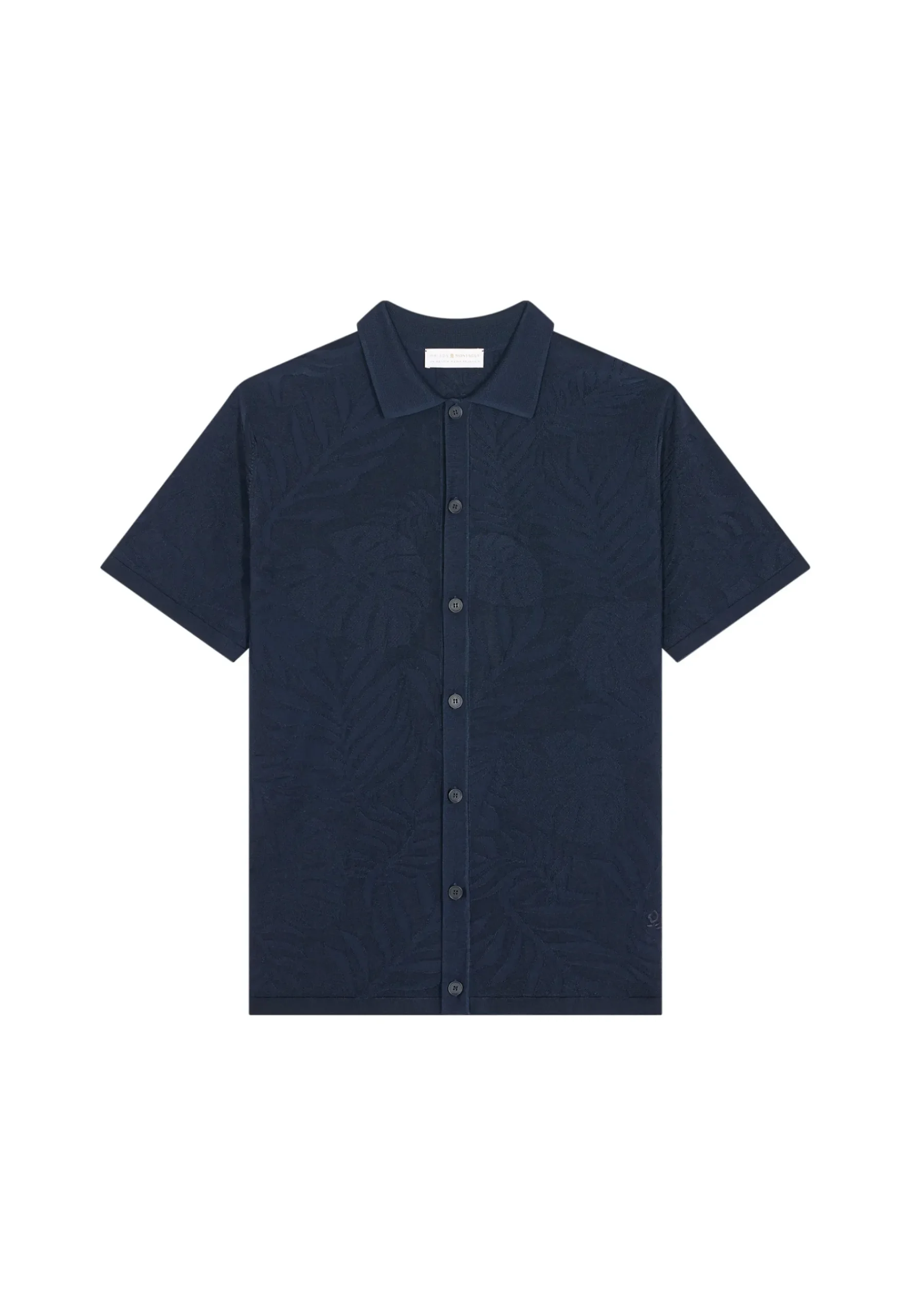 Montagut Le Fil Lumière®-Chemise en Fil Lumière à motifs - Ivyck 05-Bleu marine