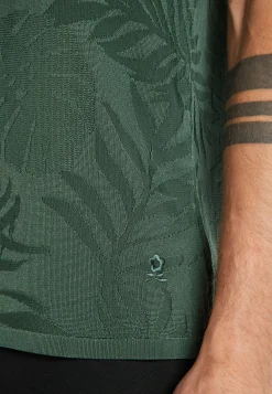 Montagut Le Fil Lumière®-Chemise en Fil Lumière à motifs - Ivyck 21-Vert foncé