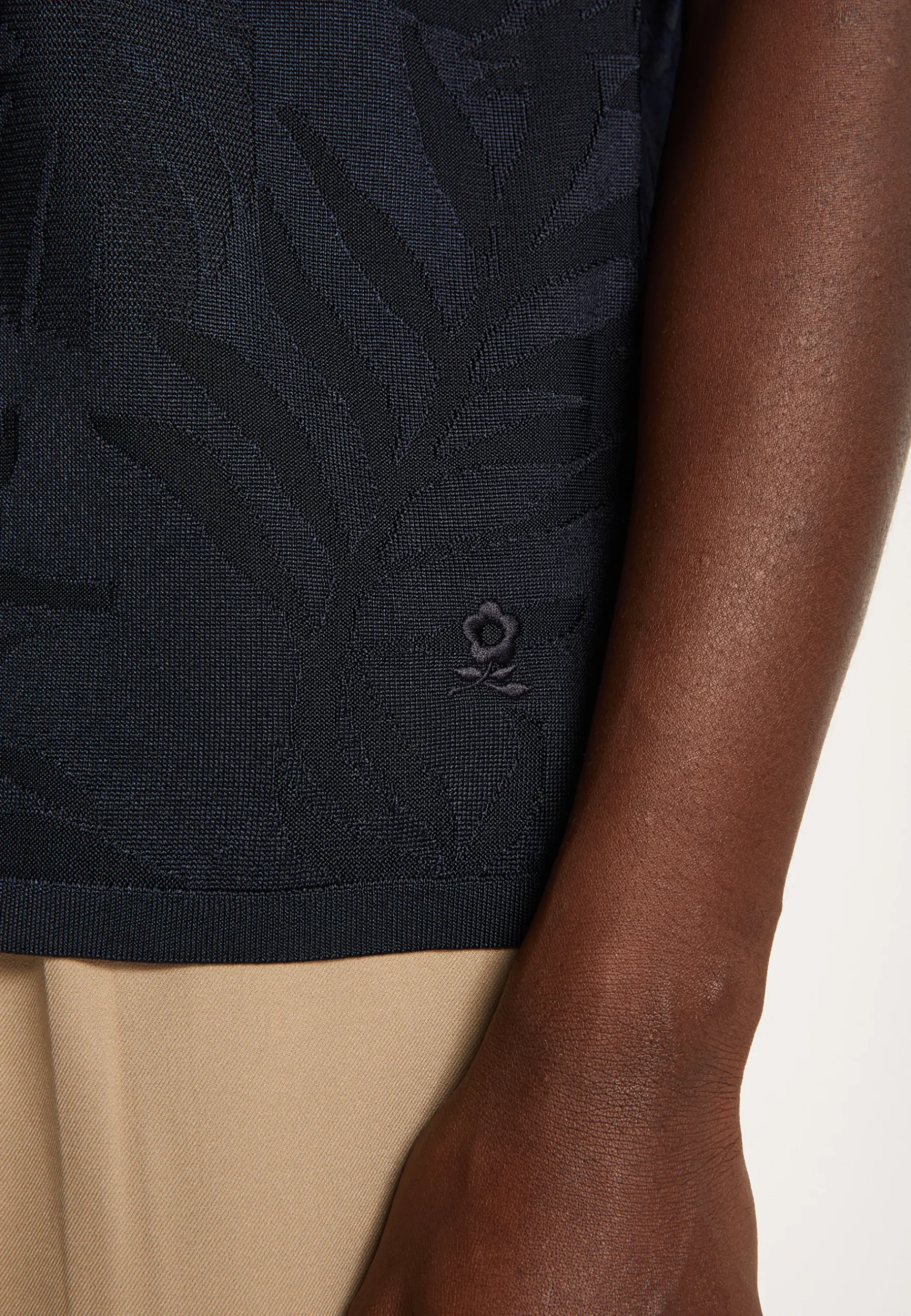 Montagut Le Fil Lumière®-Chemise en Fil Lumière à motifs - Ivyck 05-Bleu marine