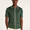 Montagut Le Fil Lumière® | Le Fil Lumière®-Chemise en Fil lumière - Roman 22-Vert moyen