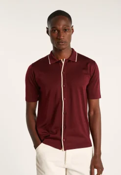 Montagut Le Fil Lumière®-Chemise en Fil lumière - Roman 51-Bordeaux
