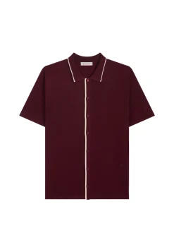 Montagut Le Fil Lumière®-Chemise en Fil lumière - Roman 51-Bordeaux
