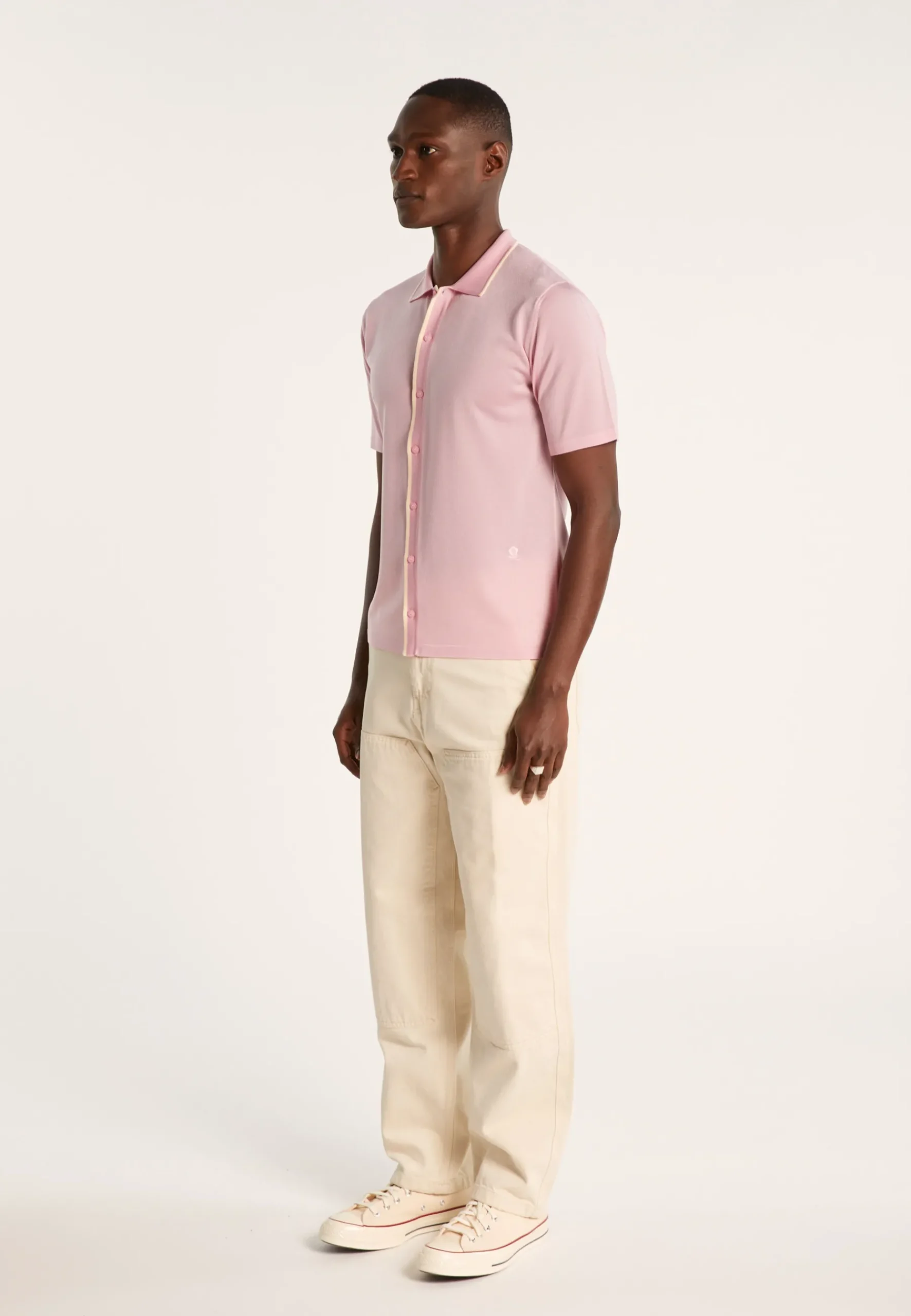 Montagut Le Fil Lumière®-Chemise en Fil lumière - Roman 25-Rose moyen