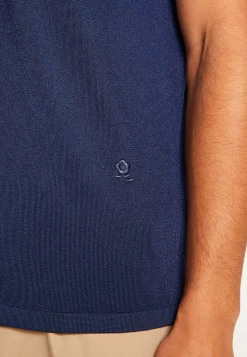 Montagut Chemises-Chemise en Fil lumière - Roman 75-Bleu nuit