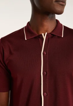 Montagut Le Fil Lumière®-Chemise en Fil lumière - Roman 51-Bordeaux