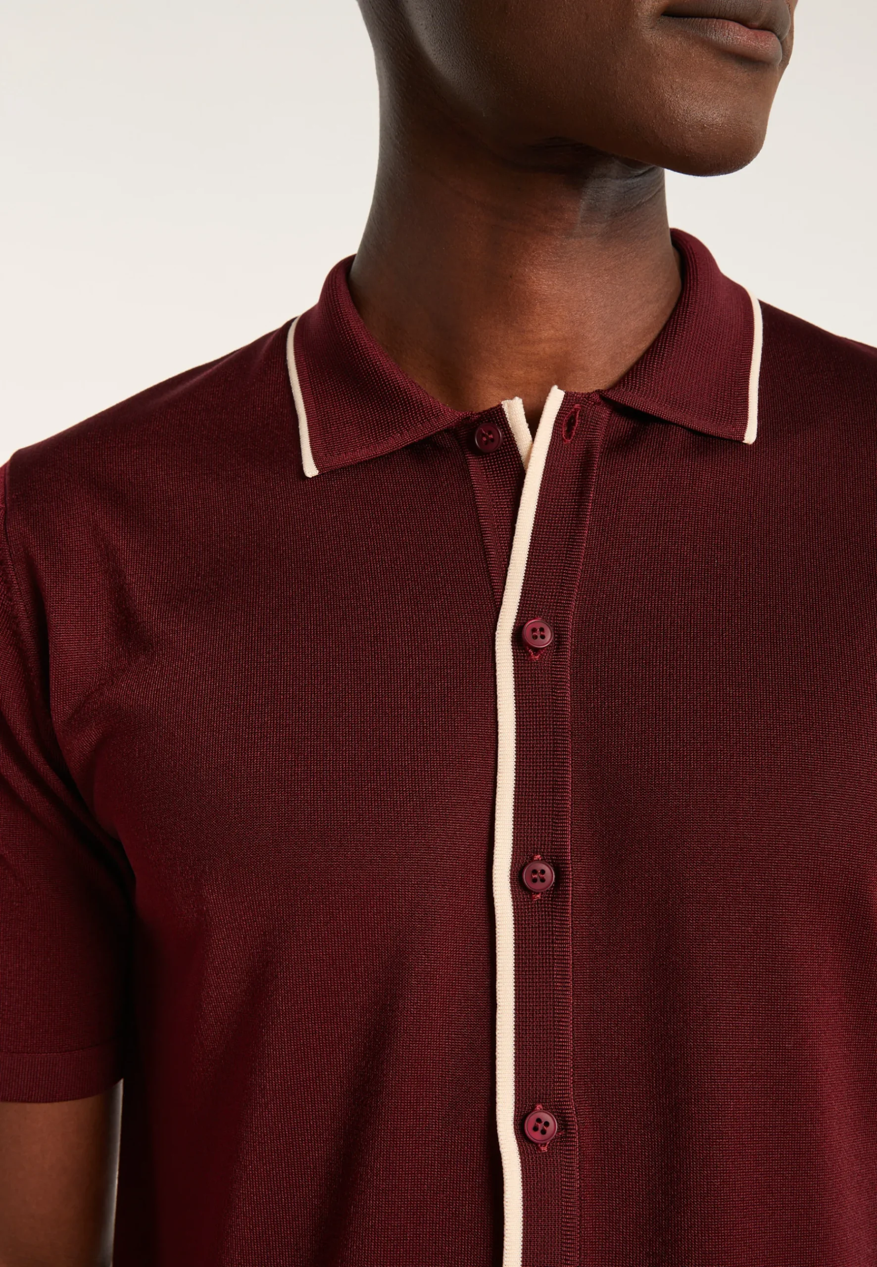 Montagut Le Fil Lumière®-Chemise en Fil lumière - Roman 51-Bordeaux
