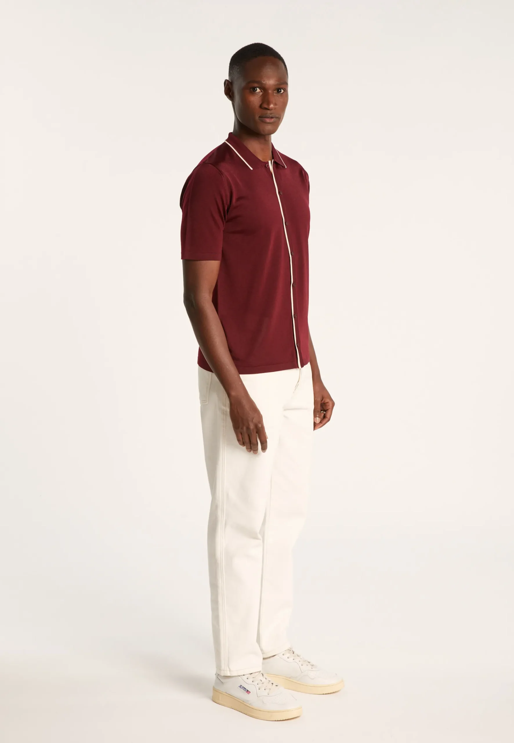 Montagut Le Fil Lumière®-Chemise en Fil lumière - Roman 51-Bordeaux