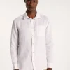 Montagut Chemises-Chemise en lin - Denver 02-Blanc
