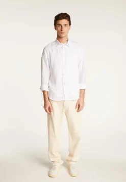 Montagut Chemises-Chemise en lin - Denver 82-Ecru