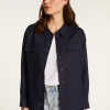 Montagut Chemisiers Et Polos-Chemise en lin - Tonya 05-Bleu marine