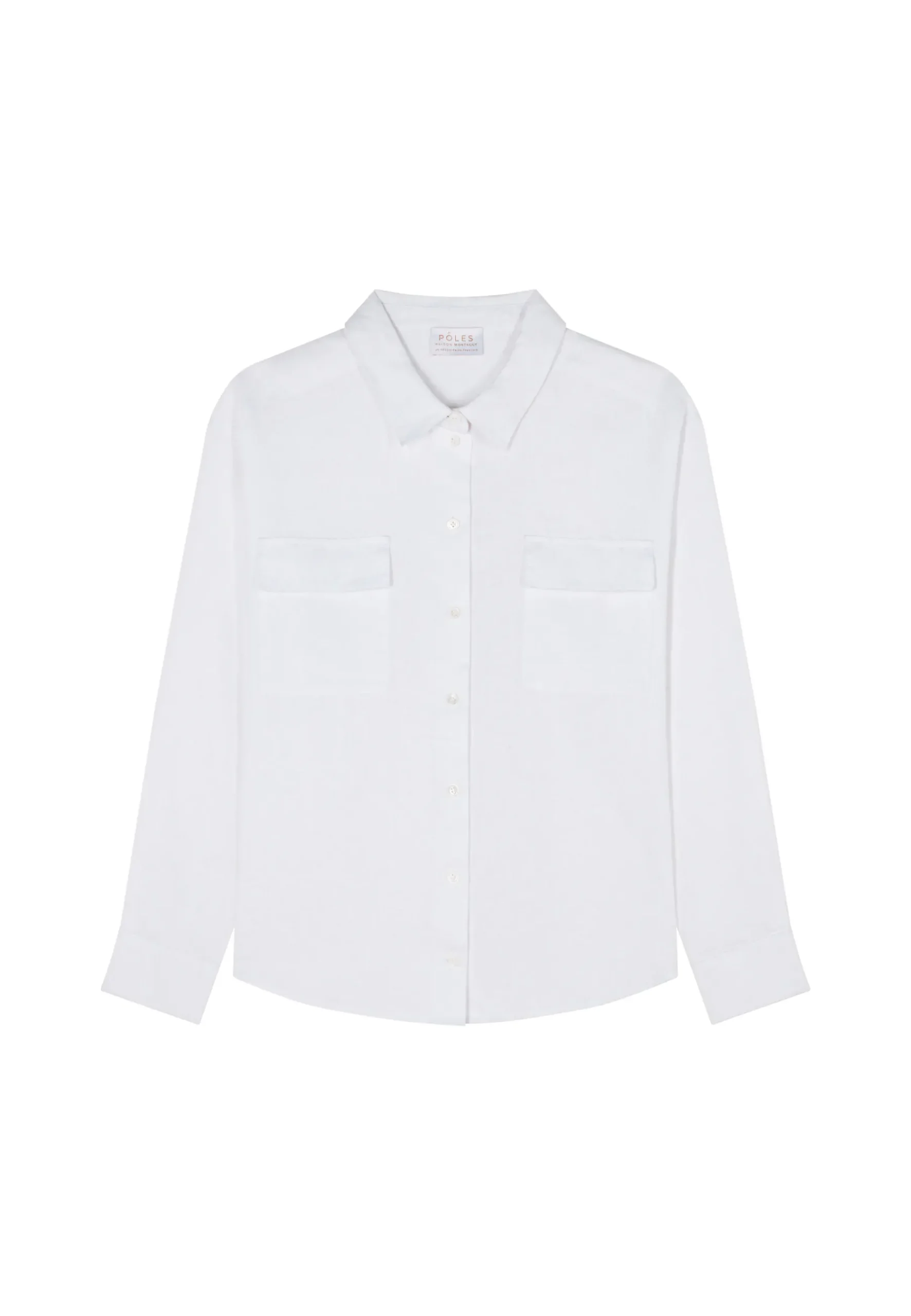 Montagut Chemisiers Et Polos-Chemise en lin - Tonya 02-Blanc