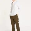 Montagut Chemises-Chemise en lin col tunisien - Dean 02-Blanc