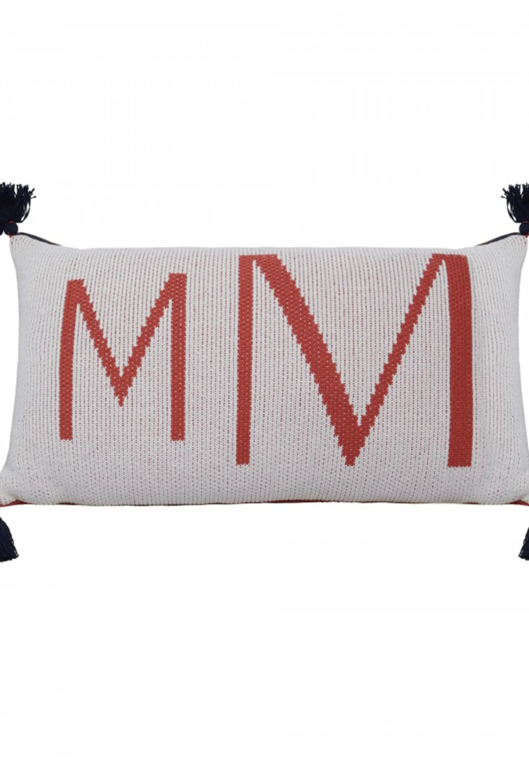Montagut Coussins Et Plaids-Coussin avec logo en coton - Klara 46-Marron clair