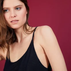 Montagut T-Shirts Et Débardeurs-Débardeur à fines bretelles en lin flammé - Bajah
