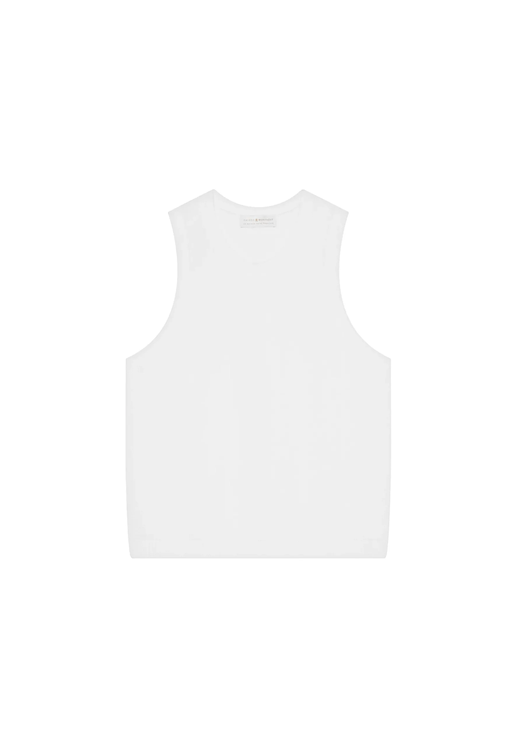 Montagut T-Shirts Et Débardeurs-Débardeur ajouré en Fil Lumière - Linda 02-Blanc
