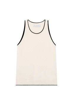 Montagut T-Shirts Et Débardeurs-Débardeur en coton bio - Lorene 82-Ecru