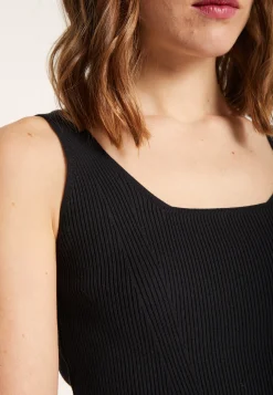Montagut T-Shirts Et Débardeurs-Débardeur en coton technique - Léonore 01-Noir