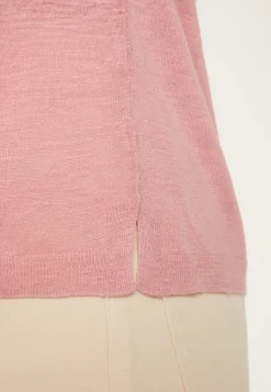 Montagut T-Shirts Et Débardeurs-Débardeur en lin flammé - Maitena 24-Rose clair
