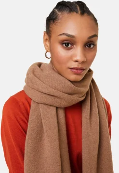 Montagut Accessoires-Echarpe unisexe en cachemire mélangé - Gabrias 88-Camel