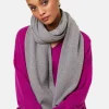 Montagut Accessoires-Echarpe unisexe en cachemire mélangé - Gabrias 09-Gris moyen